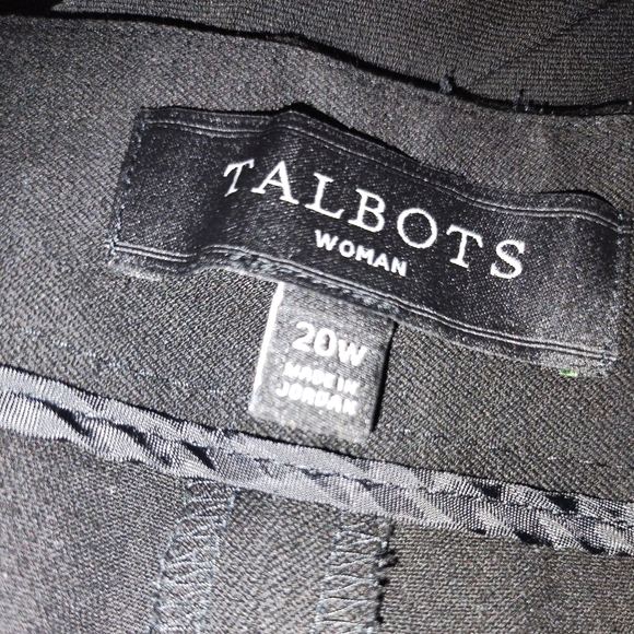 Talbots Refined Bi-Stretch Tailored Straight-Leg Pants, Size 20W, Mills … - Picture 4 of 6